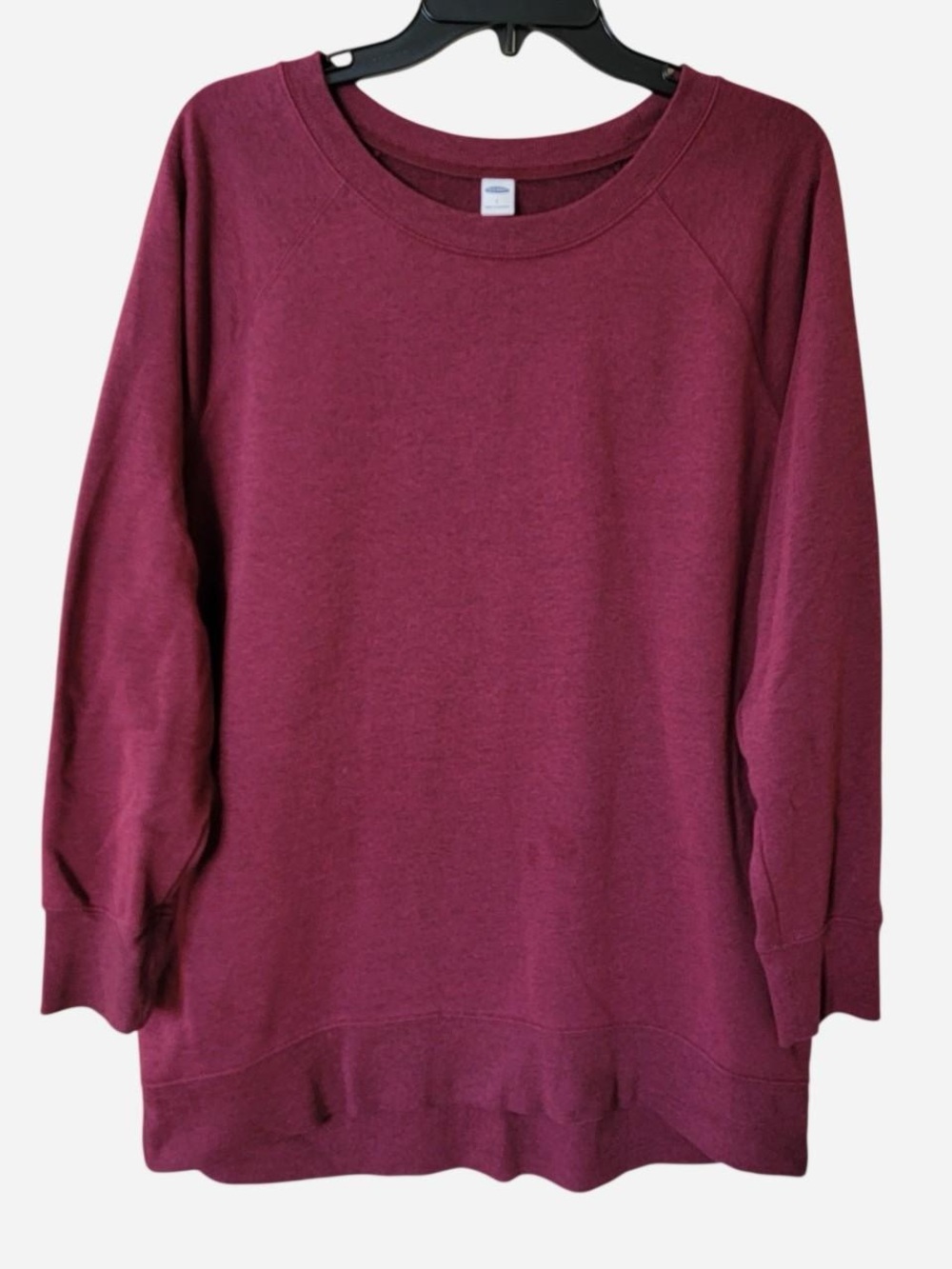 Old-navy Women's Burgundy Tunic Sweatshirt